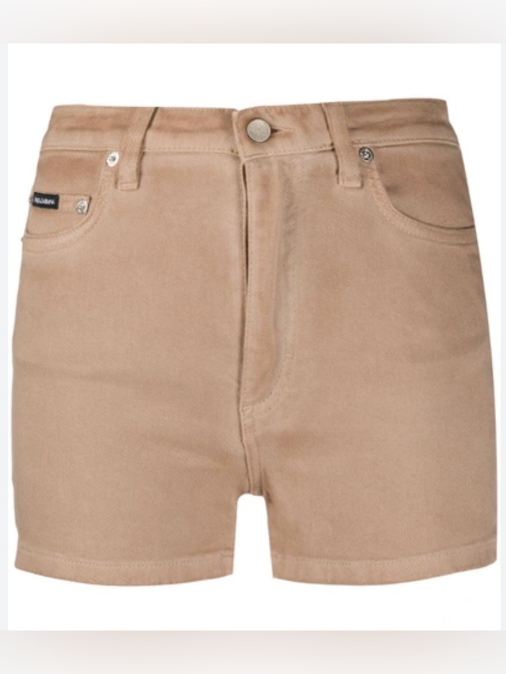 Dolce & Gabbana Tan Denim Women's Shorts - Picture 1 of 9